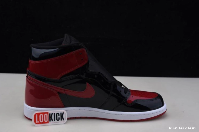 OG 1 Air High Patent Jordan Bred 555088-063 0809